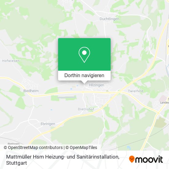 Mattmüller Hsm Heizung- und Sanitärinstallation Karte