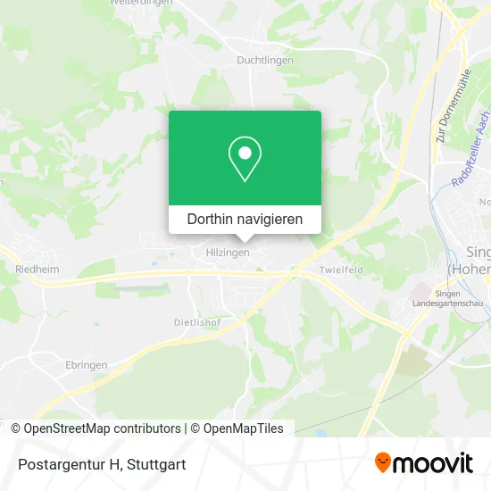 Postargentur H Karte