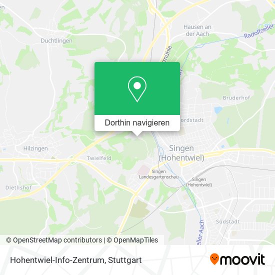 Hohentwiel-Info-Zentrum Karte