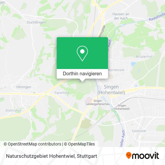 Naturschutzgebiet Hohentwiel Karte