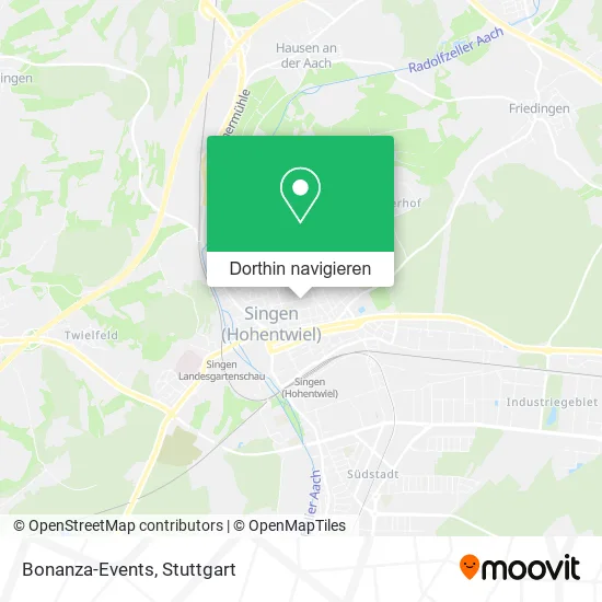 Bonanza-Events Karte