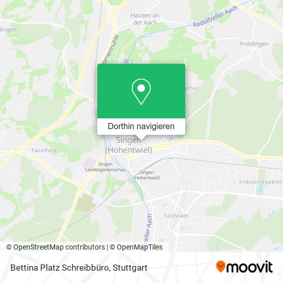 Bettina Platz Schreibbüro Karte
