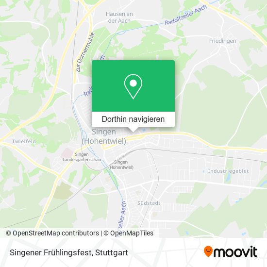 Singener Frühlingsfest Karte