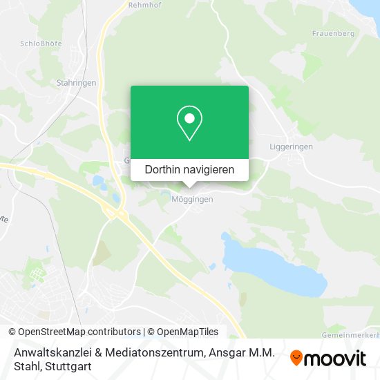 Anwaltskanzlei & Mediatonszentrum, Ansgar M.M. Stahl Karte