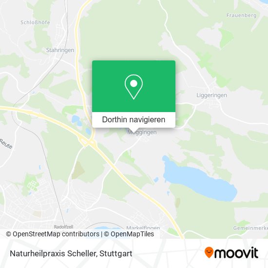 Naturheilpraxis Scheller Karte