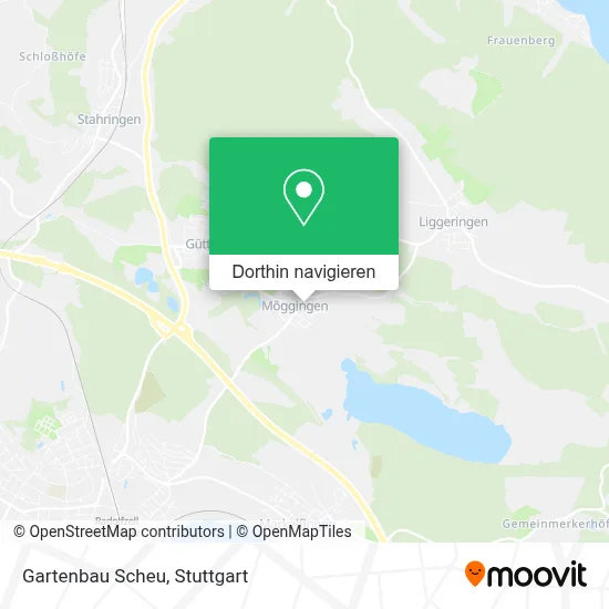 Gartenbau Scheu Karte