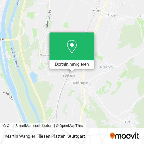 Martin Wangler Fliesen Platten Karte