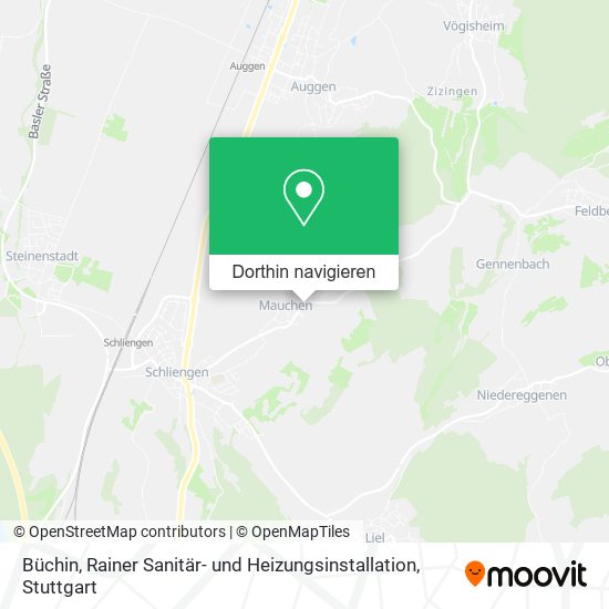 Büchin, Rainer Sanitär- und Heizungsinstallation Karte