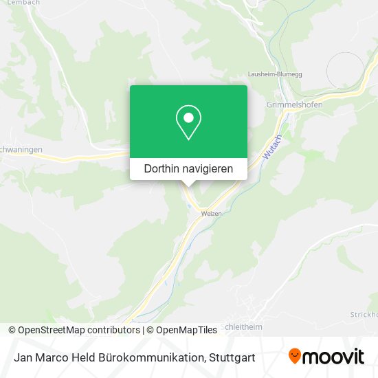 Jan Marco Held Bürokommunikation Karte