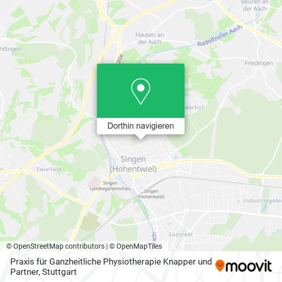 Praxis für Ganzheitliche Physiotherapie Knapper und Partner Karte