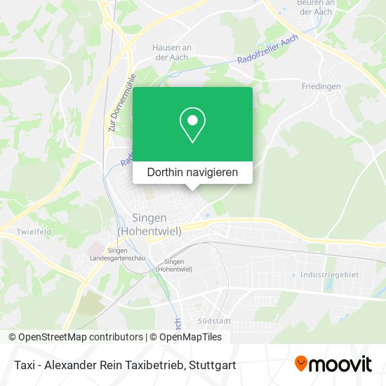 Taxi - Alexander Rein Taxibetrieb Karte