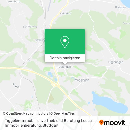Tiggeler-Immoblilienvertrieb und Beratung Lucca Immobilienberatung Karte