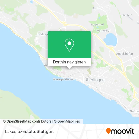 Lakesite-Estate Karte