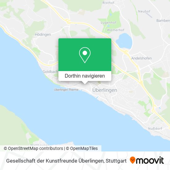 Gesellschaft der Kunstfreunde Überlingen Karte