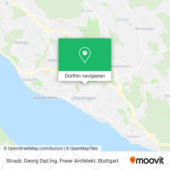 Straub, Georg Dipl.Ing. Freier Architekt Karte