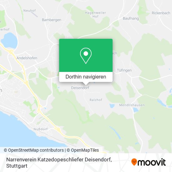Narrenverein Katzedopeschliefer Deisendorf Karte