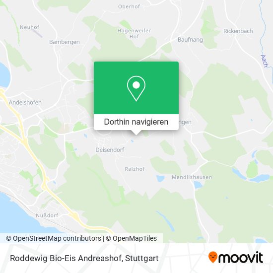 Roddewig Bio-Eis Andreashof Karte