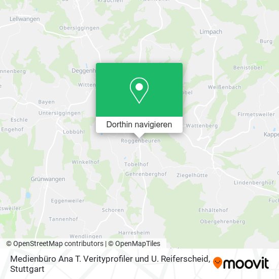 Medienbüro Ana T. Verityprofiler und U. Reiferscheid Karte
