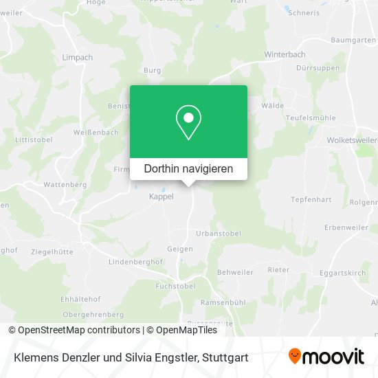 Klemens Denzler und Silvia Engstler Karte