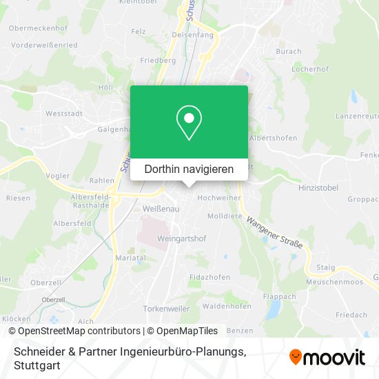 Schneider & Partner Ingenieurbüro-Planungs Karte