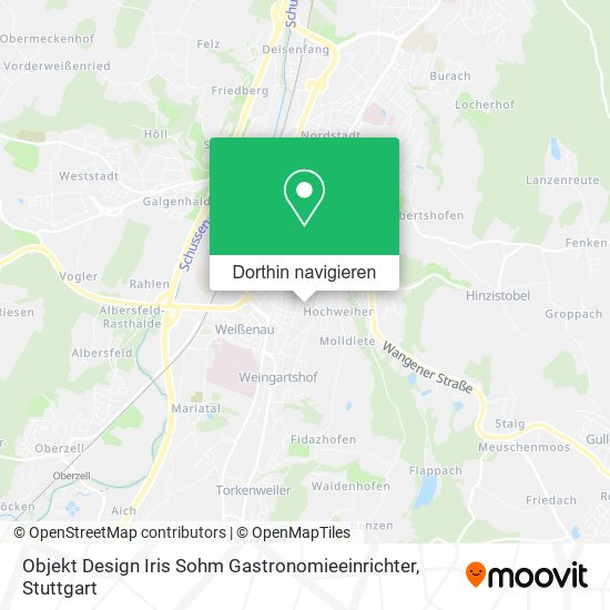 Objekt Design Iris Sohm Gastronomieeinrichter Karte