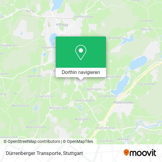 Dürrenberger Transporte Karte