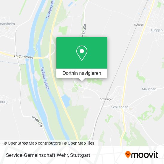 Service-Gemeinschaft Wehr Karte
