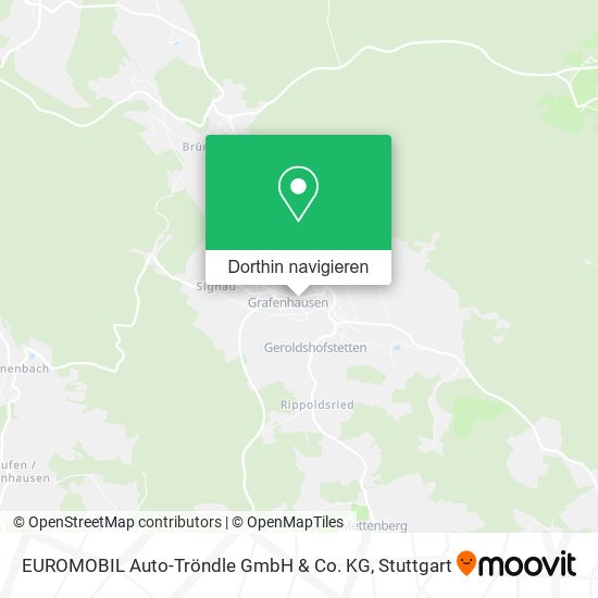 EUROMOBIL Auto-Tröndle GmbH & Co. KG Karte