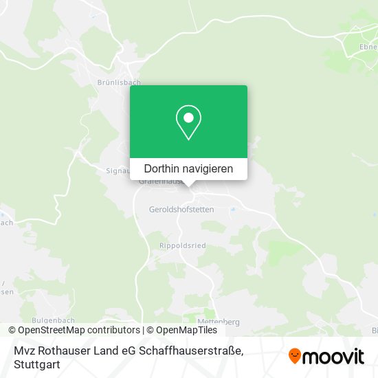 Mvz Rothauser Land eG Schaffhauserstraße Karte
