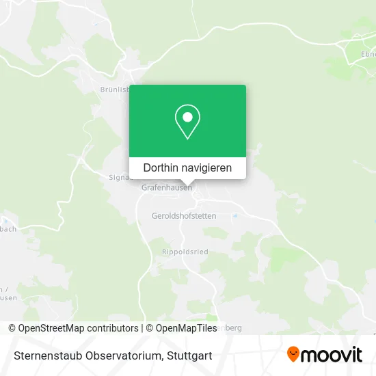 Sternenstaub Observatorium Karte