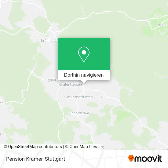 Pension Kramer Karte