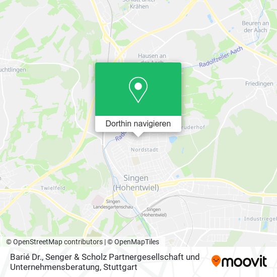 Barié Dr., Senger & Scholz Partnergesellschaft und Unternehmensberatung Karte