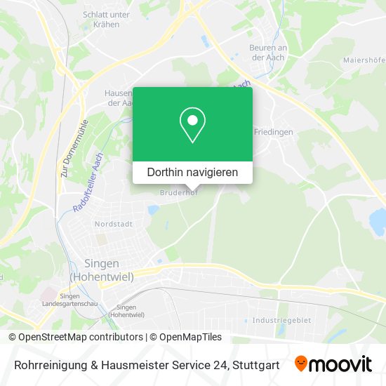 Rohrreinigung & Hausmeister Service 24 Karte