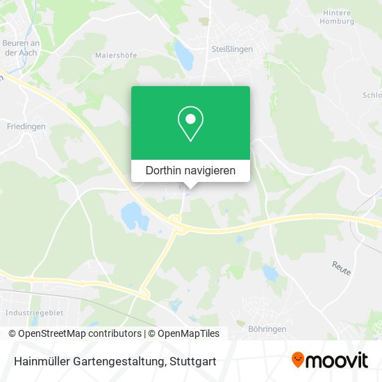 Hainmüller Gartengestaltung Karte