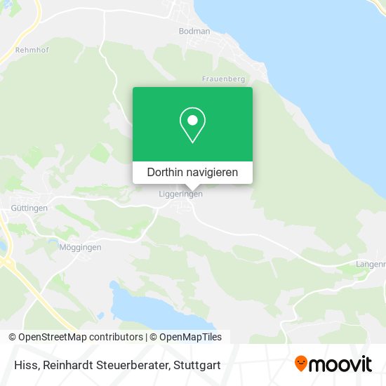Hiss, Reinhardt Steuerberater Karte