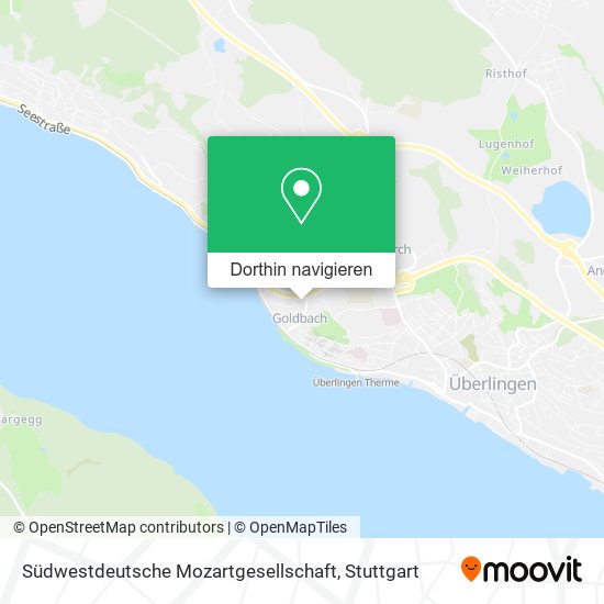 Südwestdeutsche Mozartgesellschaft Karte