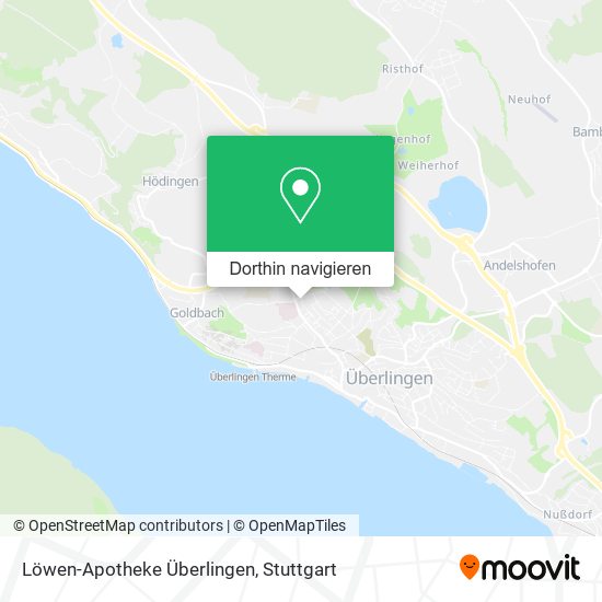 Löwen-Apotheke Überlingen Karte