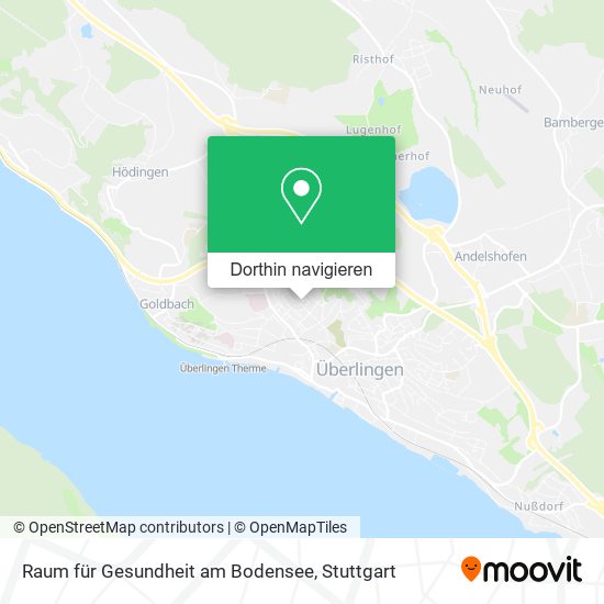Raum für Gesundheit am Bodensee Karte