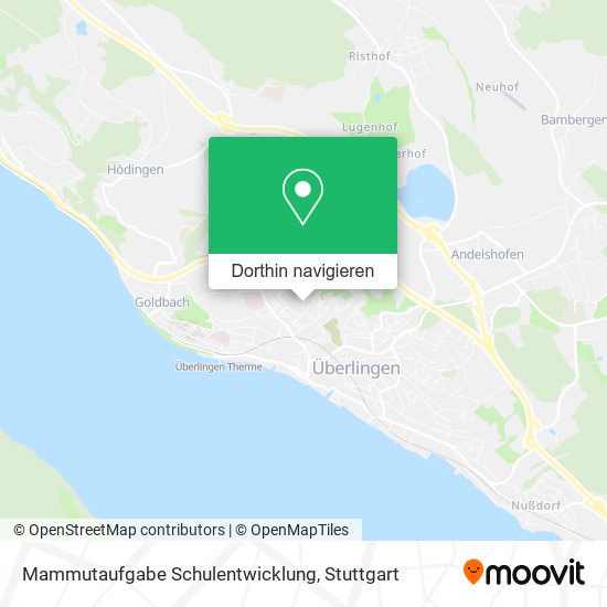 Mammutaufgabe Schulentwicklung Karte