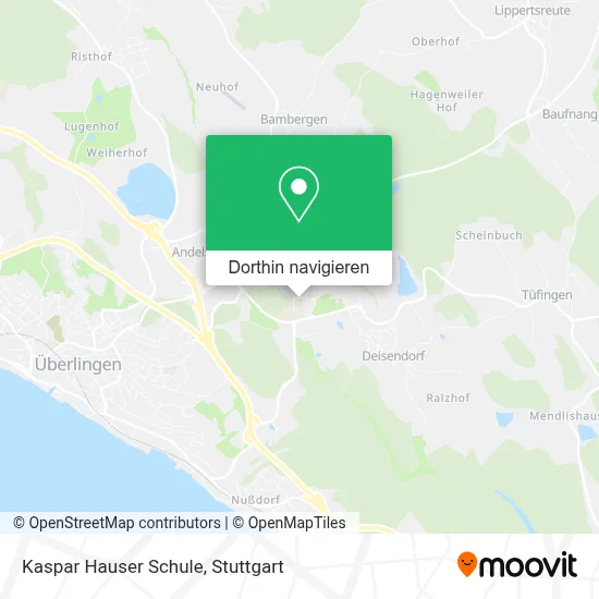 Kaspar Hauser Schule Karte