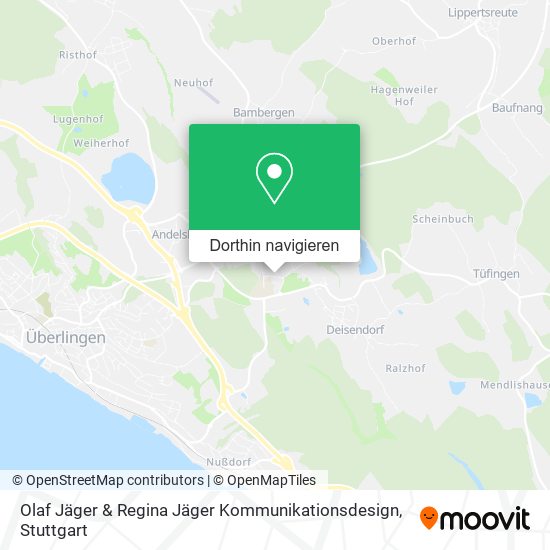 Olaf Jäger & Regina Jäger Kommunikationsdesign Karte