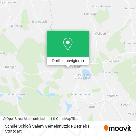 Schule Schloß Salem Gemeinnützige Betriebs Karte