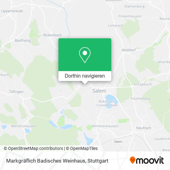 Markgräflich Badisches Weinhaus Karte