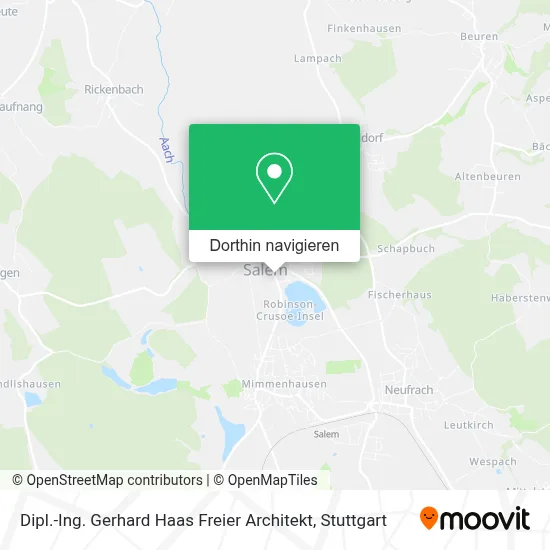 Dipl.-Ing. Gerhard Haas Freier Architekt Karte