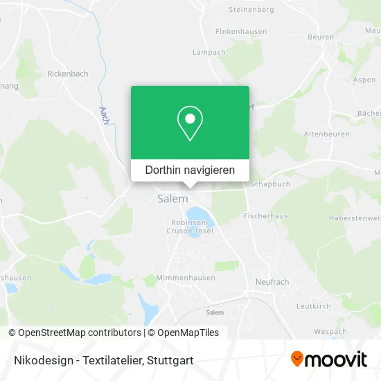 Nikodesign - Textilatelier Karte