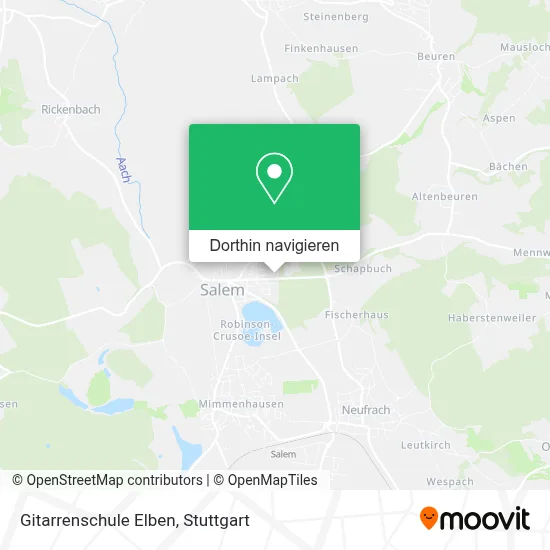 Gitarrenschule Elben Karte