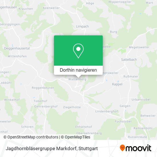 Jagdhornbläsergruppe Markdorf Karte