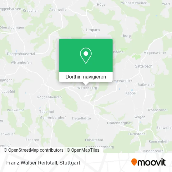 Franz Walser Reitstall Karte