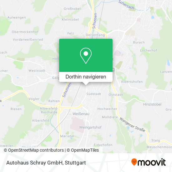 Autohaus Schray GmbH Karte