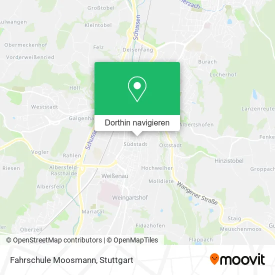 Fahrschule Moosmann Karte